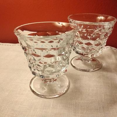 Footed Fruit Cocktail American Glass by FOSTORIA