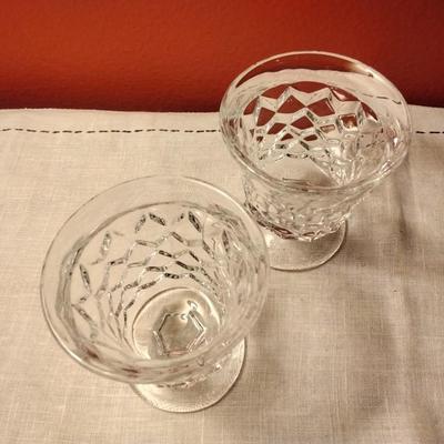 Footed Fruit Cocktail American Glass by FOSTORIA