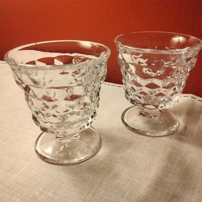 Footed Fruit Cocktail American Glass by FOSTORIA