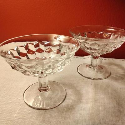 Low Sherbet/Flared Champagne by FOSTORIA