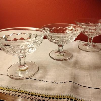 Low Sherbet/Flared Champagne by FOSTORIA