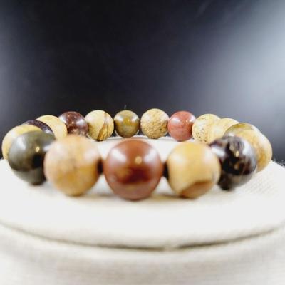 ECLECTIC AGATE STONE STRECH BRACELET
