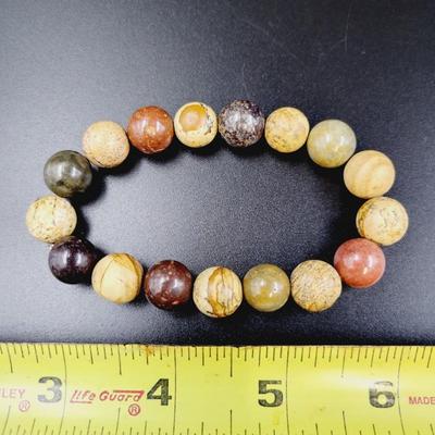 ECLECTIC AGATE STONE STRECH BRACELET