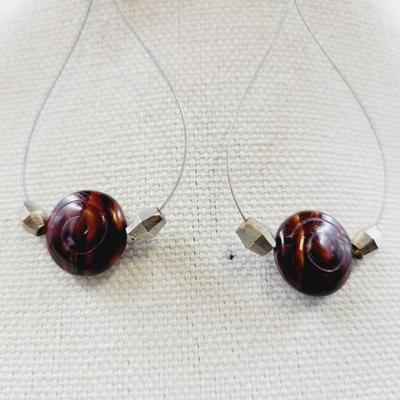 BEAUTIFUL SHELL DROP EARRINGS