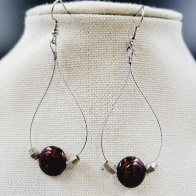 BEAUTIFUL SHELL DROP EARRINGS