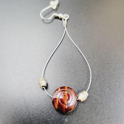 BEAUTIFUL SHELL DROP EARRINGS
