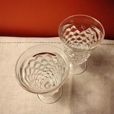 Footed Ice Tea Goblets American Clear by FOSTORIA