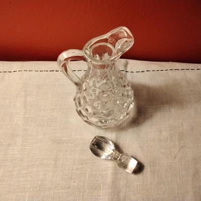 Cruet WIth Perfect Fitting Stopper American Clear by FOSTORIA