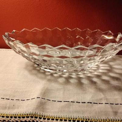 Oval Serving Dish American Clear by FOSTORIA