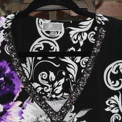 Women's beaded blouse