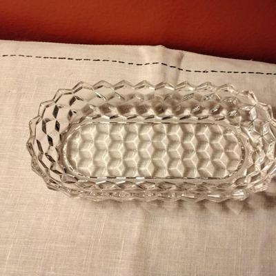 Celery Dish American Clear by FOSTORIA