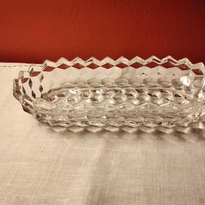 Celery Dish American Clear by FOSTORIA