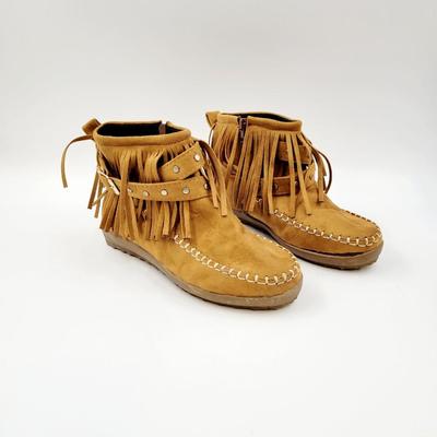 CUTE PLEATHER MOCCASINS - SEE DESC
