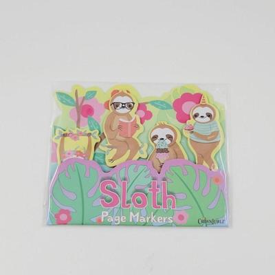 NEW CUTE SLOTH PAGE MARKERS