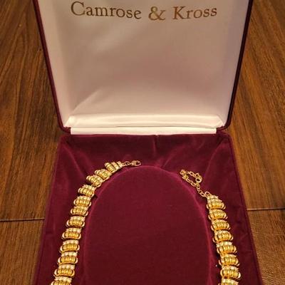 2 Piece Camrose & Kross Jackie Kennedy Jewelry