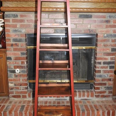 Beautiful wood tiered display cabinet