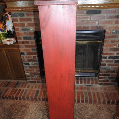 Beautiful wood tiered display cabinet