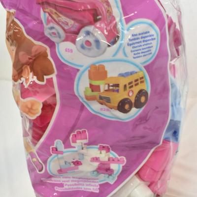 Baby Toys and Accesories: Monkey Puppet, Unicorn, Blanket, and Bibs, Mega Blocks