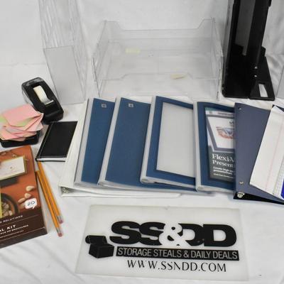 Office Supplies, Paper Organizers, Presentation Folders, Sticky Notes