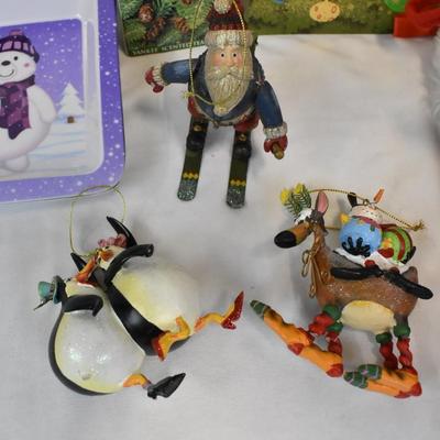 Christmas Lot: Stockings, Gift Boxes, Ornaments