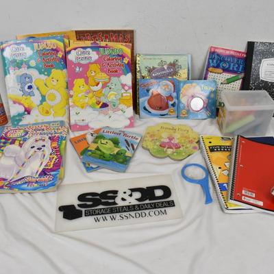 Kids Coloring and Activity Books, Care Bears, Little Golden Books, Notebooks