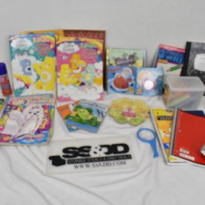 Kids Coloring and Activity Books, Care Bears, Little Golden Books, Notebooks