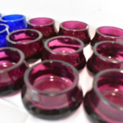27 Ikea Candle Holders, 3 Different Colors, Candles
