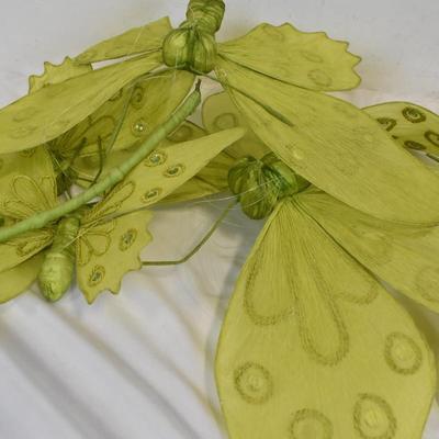 Paper Dragonfly Decoration, Green