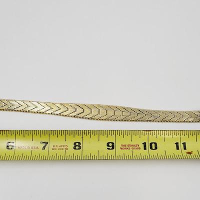 MILOR GOLD OVER STERLING SILVER RICCIO CHAIN BRACELET