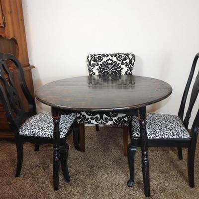 Rustic table and chairs