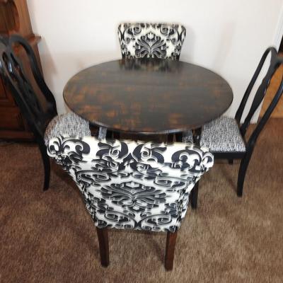 Rustic table and chairs