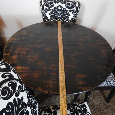 Rustic table and chairs