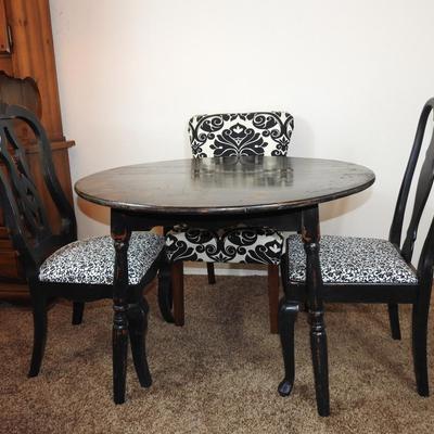 Rustic table and chairs
