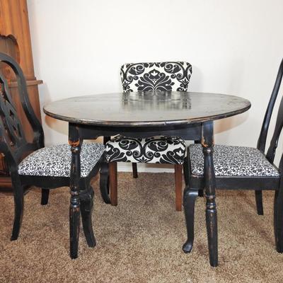 Rustic table and chairs