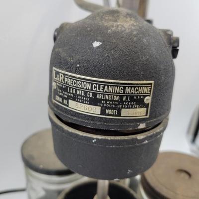 VINTAGE L&R MASTER WATCH JEWELRY PRECISION CLEANING MACHINE