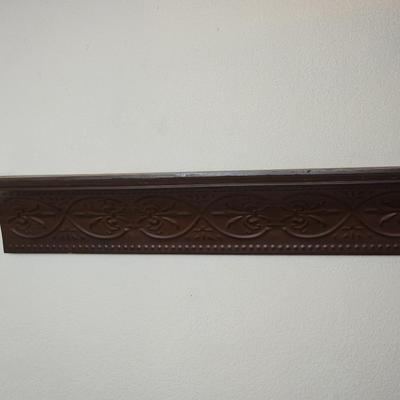 Pair of copper wall hangers