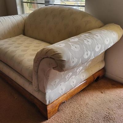 Chinoiserie Chow Leg Ming Style Loveseat