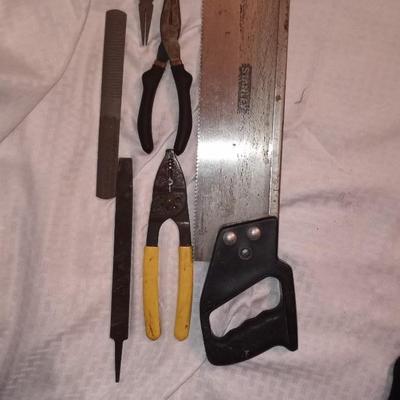 STANLEY HANDSAW-SPLICER-FILES-SET OF HEXS-MORE