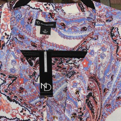 Lace up tunic top