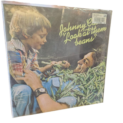 Johnny Cash Vinyl Album Columbia Look at them Beans