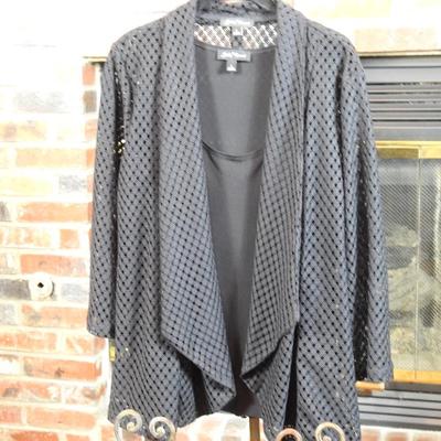Slinky shawl cardigan sweater