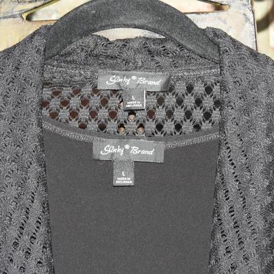 Slinky shawl cardigan sweater