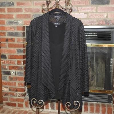 Slinky shawl cardigan sweater
