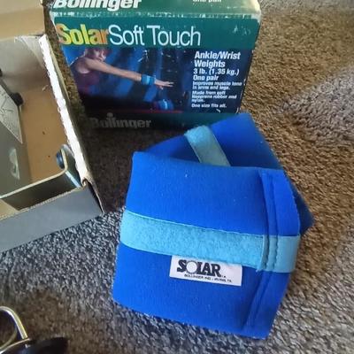 SOFT TOUCH ANKLE/HAND WEIGHTS-PULL UP BAR-OTHER TONE UP ITEMS