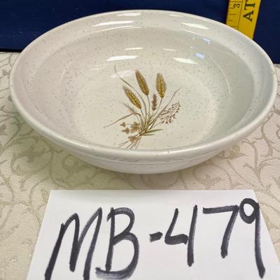 Home Spun Wheat Pattern bowls