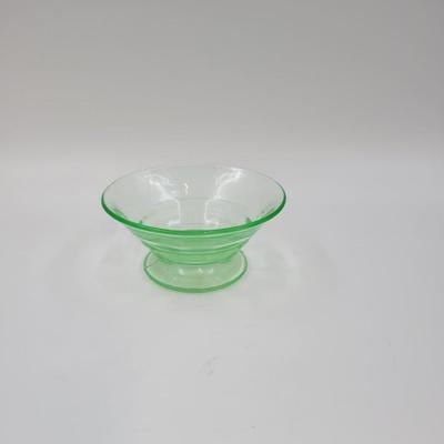 VINTAGE URANIUM GREEN GLASS