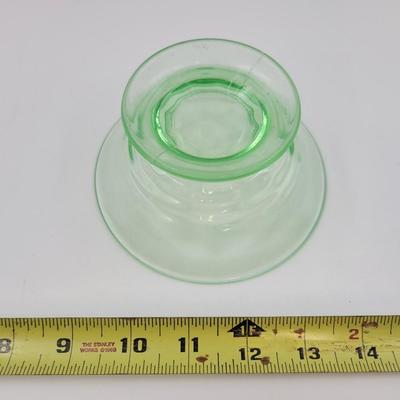 VINTAGE URANIUM GREEN GLASS