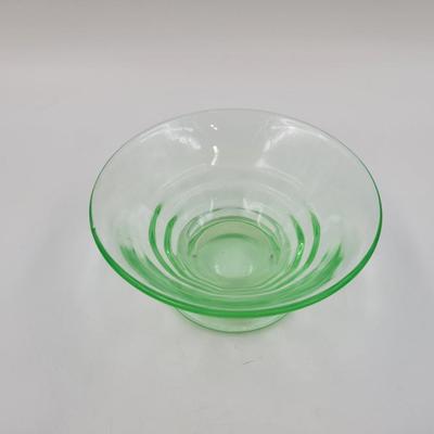 VINTAGE URANIUM GREEN GLASS