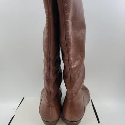VINTAGE ACORN BROWN SLOUCH BOOTS SIZE 10