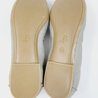 NEW B MAKOWSKY LEATHER w/ KNOTTED METAL SLIP ONS SIZE 10